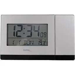 Годинник проєкційний Technoline WT538 Silver/Anthracite (WT538)