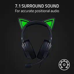 Ігрова гарнітура Razer Kraken Kitty V2 Black (RZ04-04730100-R3M1) - мініатюра 8