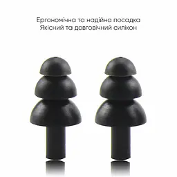 Бервуха (Беруші) Renvo Light Чорний Уні (2SCL120-01) - мініатюра 2