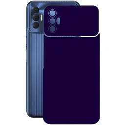 Защитная пленка StatusSKIN для Tecno Spark 8p KG7n Корпус Винил Фиолетовая глянцевая