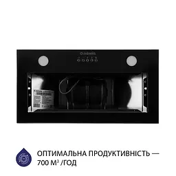 Витяжка повновбудована MINOLA HBI 5262 BL GLASS 700 LED - мініатюра 4