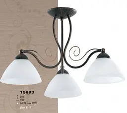 Люстра стельова Alfa INCA 15693 - мініатюра 2