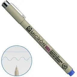 Лінер Pigma Micron (0.05) 0.2 мм Синій Sakura