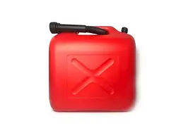 Каністра 12 Atelie пластик 20л HDPE для палива з прозорою мірноюсмугою і лійкою + повітряний клапан