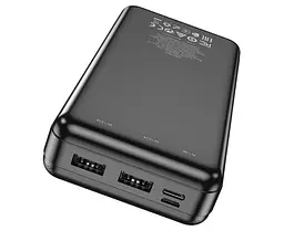 Зовнішній акумулятор Hoco 20000 mAh J91A чорний - мініатюра 2