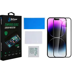 Захисне скло BeCover для Apple iPhone 14 Pro Max Black (707969) - мініатюра 2