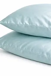 Комплект наволочок Ecotton 70х70 см із сатину 2 шт (арт. 15-5205 Aqua Grey) світло-голубой (24748)
