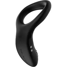 Віброкільце з керуванням зі смартфона Lovense Diamo Cock Ring, 11.3х4.4 см (чорний)
