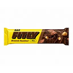 Фітнес батончики, Bar — 12 × 45 г Brownie Hazelnut