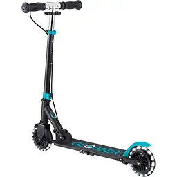Самокат Globber Flow Element Junior Lights 50 кг чорно-бірюзовий (729-105) - мініатюра 2