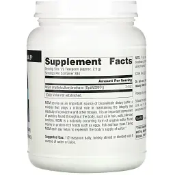 Метилсульфонілметан Source Naturals MSM Powder 1000 г - мініатюра 2