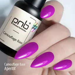 База камуфлююча каучукова PNB UV/LED Camouflage Base Aperitif 8 мл - мініатюра 4