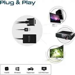 Кабель мультимедійний HDMI M to HDMI M V2.0 5.0m 90° corner Promate (prolink4k1-500.black) - мініатюра 5