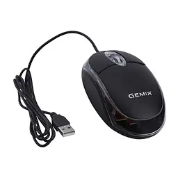 Мишка Gemix GM105 USB black (GM105Bk) - мініатюра 4