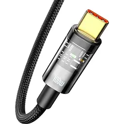Кабель Baseus Explorer Series Auto Power-Off USB-A to USB-С 1m Black (CATS000201) [95484] - мініатюра 2