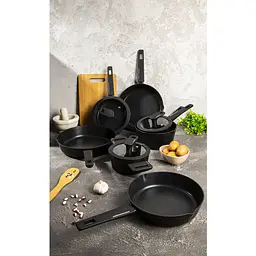 Ківш Krauzer Eco Line, з кришкою, з двома обідками, 16 см, 1,2 л (78128) - мініатюра 14