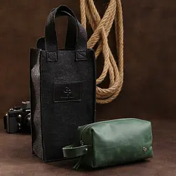 Шкіряна косметичка GRANDE PELLE 18х10х7 см acs0018597 - мініатюра 8