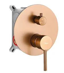 Змішувач для ванни Rea Lungo + BOX прихованого монтажу brushed copper REA-B4568 - мініатюра 3