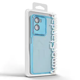 Защитный чехол для Motorola G06 4G/G06 Power 4G, Shade, синий, TPU+PC, матовый, защита всего корпуса, панель-накладка, противоударный, с высокими бортами, амортизирует удары при падениях, ArmorStandart (ARM89068) - мініатюра 3