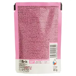 Беззерновий вологий корм для собак мініатюрних порід Brit Care Mini pouch курка і тунець в соусі 85 г - мініатюра 2