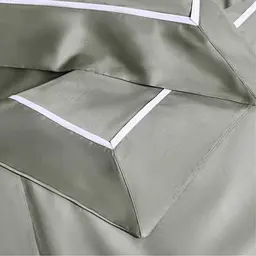 Комплект постільної білизни Lovely Svi сатин люкс 300ТС (135г/м2) Полуторний Green (180326) - мініатюра 4