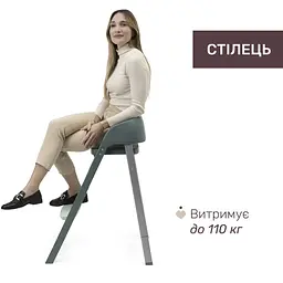 Стільчик для годування 3 в 1 Chicco Crescendo Up зелений (87046.87) - мініатюра 6