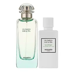 Набір Hermes Un Jardin sur le Nil туалетна вода 100 мл лосьйон для тіла 80 мл - мініатюра 2