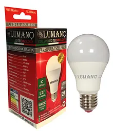 Лампа LED A65 18W E27 6000K 1620Lm TM LUMANO