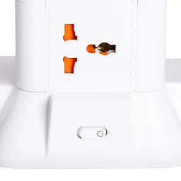Мережевий фільтр-подовжувач TOWER 6 розеток 3USB + 1PD 2,8 метри Yiwu HP-5-1 - мініатюра 25