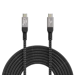 Кабель Cablexpert CCBP-USB4-CMCM240-0.5M, преміум якість, USB4, C-тато/C-тато, 0,5 м. - мініатюра 3