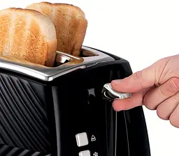 Тостер Russell Hobbs 26390-56 Groove чорний - мініатюра 5