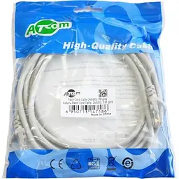 Патч-корд 3м RJ-45 CCA Atcom (4718) - мініатюра 2