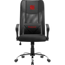 Крісло ігрове Defender Totem поліуретан 50мм,сітка, RGB, Чорний