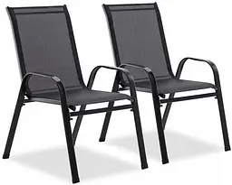 Крісло садове Garden Line Majorka Black - мініатюра 4