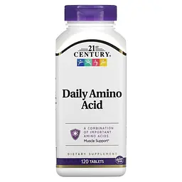 Амінокислота 21st Century Daily Amino Acid, 120 таблеток