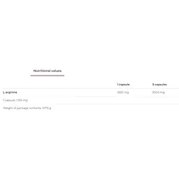 Амінокислота L-Аргінін Nutrend Arginine Max 90 капсул - мініатюра 3