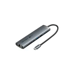 Концентратор VENTION USB-C 9-in-1 HDMI 60Hz + 2xUSB 3.0 + RJ45 + SD/TF + 3.5mm + PD 100W (TGVHB) - мініатюра 1