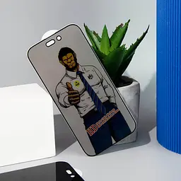 Захисне скло Privacy 5D Anti-Static (тех.пак) для Apple iPhone 15 Pro (6.1) Чорний - мініатюра 4