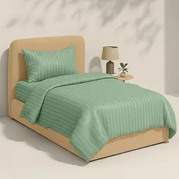 Дитяча постільна білизна Cosas сатин OLIVE 110х140см (StrSatin_2038Olive_Olive_140) - мініатюра 2