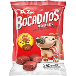 Ласощі для собак Dr. Zoo Bocaditos з яловичиною 50 г