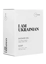 I am Ukrainian Гель для душу з аро-м троянди,грейпфруту,амбри500 мл+Рідке мило з аро-м шкіри,пачулі,сандалу500 мл(4820152333483)