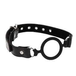 Силіконовий кляп-кільце Taboom Open Ring Gag, чорний