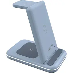 Зарядний пристрій Canyon WS-304 3 в 1 QI Blue (CNS-WCS304BL) - мініатюра 2