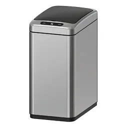 Відро для сміття сенсорне прямокутне Koer TC-020408-02 8 л нержавійка (KR5588) - мініатюра 1