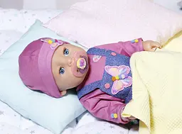 Лялька Baby Born Ніжні обійми Джинсовий лук, з аксесуарами, 43 см (831298) - мініатюра 5