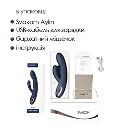 Вібратор-кролик Svakom Aylin, пульсівна ділянка для точки G - мініатюра 6