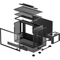 Корпус DeepCool CH160 Plus Black (R-CH160-BKNGM0-G) [176763] - мініатюра 10