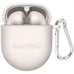 Навушники Canyon TWS headset TWS-6 Beige (CNS-TWS6BE)
