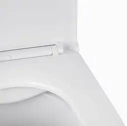 Унітаз підвісний безобідковий Kroner Armada WHI513636 RIMLESS з сидінням Slim Duroplast / Soft-close / Quick relase (KA513636WHIR) (CV029610) - мініатюра 6