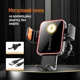 Бездротовий зарядний пристрій СolorWay Ultra-mini 15W Чорний (CW-CHAW069Q-BK) - мініатюра 6